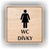 Piktogram - WC DÍVKY