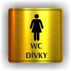 Piktogram - WC DÍVKY