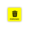 Cedule popelnice | Piktogram (čtverec)