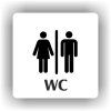 Cedule wc muži/ženy – plast (piktogram)