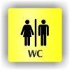 Cedule wc muži/ženy – plast (piktogram)
