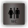 Cedule wc muži/ženy – plast (piktogram)