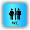 Cedule wc muži/ženy – plast (piktogram)
