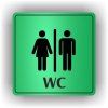 Cedule wc muži/ženy – plast (piktogram)