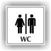 Cedule wc muži/ženy – plast (piktogram)
