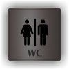 Cedule wc muži/ženy – plast (piktogram)