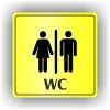 Cedule wc muži/ženy – plast (piktogram)