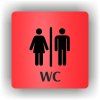 Cedule wc muži/ženy – plast (piktogram)