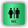 Cedule wc muži/ženy – plast (piktogram)
