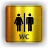 Cedule wc muži/ženy – plast (piktogram)