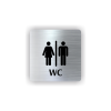 Cedule wc muži/ženy | Piktogram (čtverec)