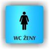 Cedule wc ženy – plast (piktogram)