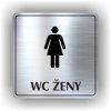 Cedule wc ženy – plast (piktogram)