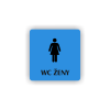 Cedule wc ženy | Piktogram (čtverec)