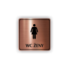 Cedule wc ženy | Piktogram (čtverec)