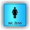 Cedule wc ženy – plast (piktogram)