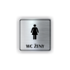 Cedule wc ženy | Piktogram (čtverec)