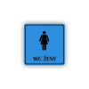 Cedule wc ženy | Piktogram (čtverec)