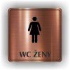 Cedule wc ženy – plast (piktogram)
