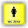 Cedule wc ženy – plast (piktogram)