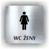 Cedule wc ženy – plast (piktogram)