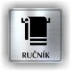 Cedule ručník – plast (piktogram)