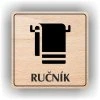 Cedule ručník – plast (piktogram)