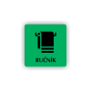 Cedule ručník | Piktogram (čtverec)