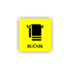 Cedule ručník | Piktogram (čtverec)