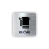 Cedule ručník ikona ručníku | Piktogram (čtverec)