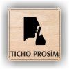 Cedule ticho prosím – plast (piktogram)