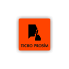 Cedule ticho prosím gesto pst | Piktogram (čtverec)