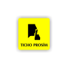 Cedule ticho prosím | Piktogram (čtverec)