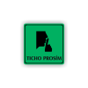 Cedule ticho prosím | Piktogram (čtverec)