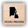 Cedule ticho prosím – plast (piktogram)