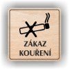 Cedule zákaz kouření – plast (piktogram)