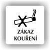 Cedule zákaz kouření – plast (piktogram)