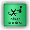 Cedule zákaz kouření – plast (piktogram)