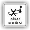 Cedule zákaz kouření – plast (piktogram)