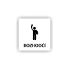 Cedule rozhodčí | Piktogram (čtverec)