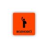 Cedule rozhodčí | Piktogram (čtverec)