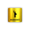 Cedule rozhodčí | Piktogram (čtverec)