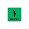 Cedule rozhodčí | Piktogram (čtverec)
