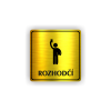 Cedule rozhodčí | Piktogram (čtverec)