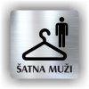 Cedule šatna muži – plast (piktogram)