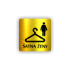 Cedule šatna ženy | Piktogram (čtverec)