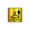 Cedule šatna ženy | Piktogram (čtverec)