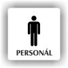 Cedule personál – plast (piktogram)