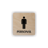 Cedule personál | Piktogram (čtverec)