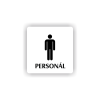 Cedule personál | Piktogram (čtverec)